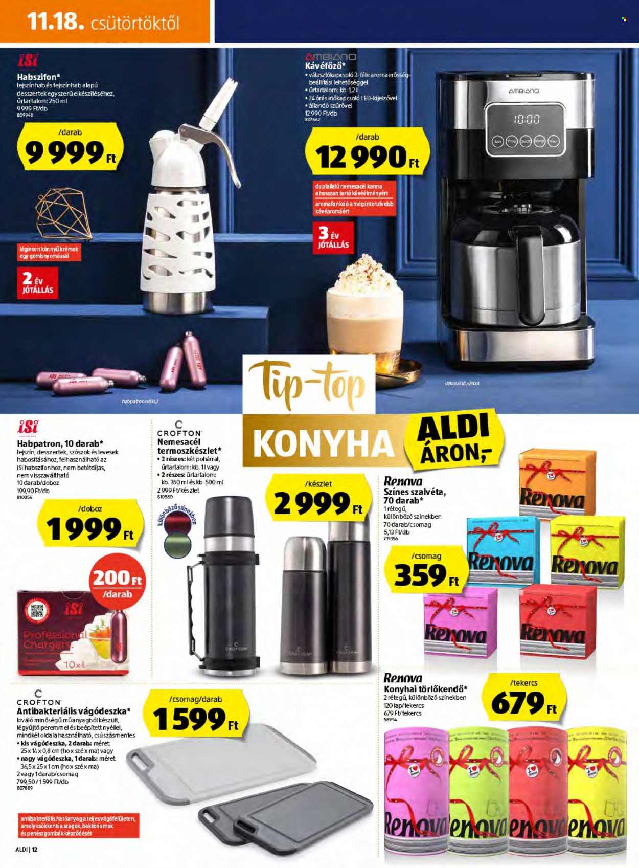 Aldi akciós újságok - 2021.11.18 - 2021.11.24. Oldal 12
