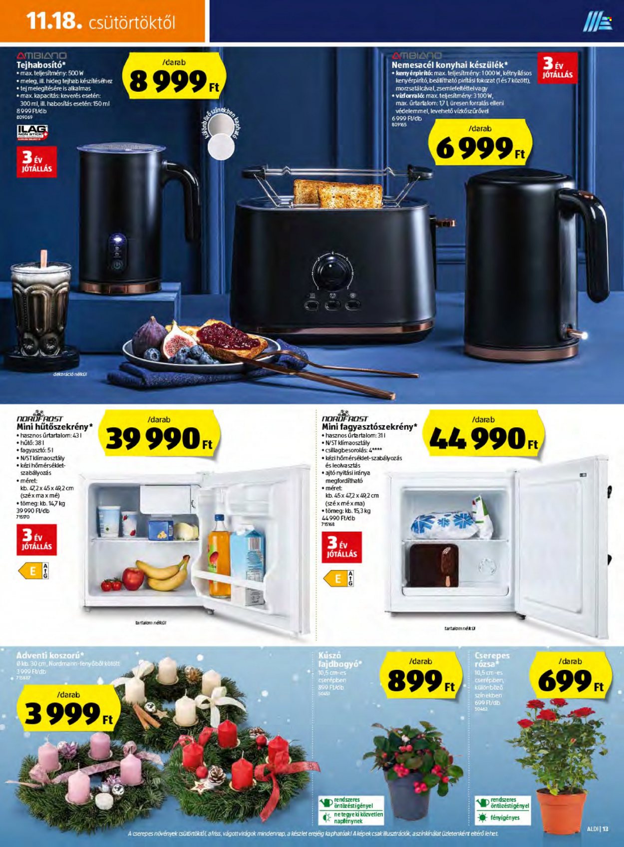 Aldi akciós újságok - 2021.11.18 - 2021.11.24. Oldal 13