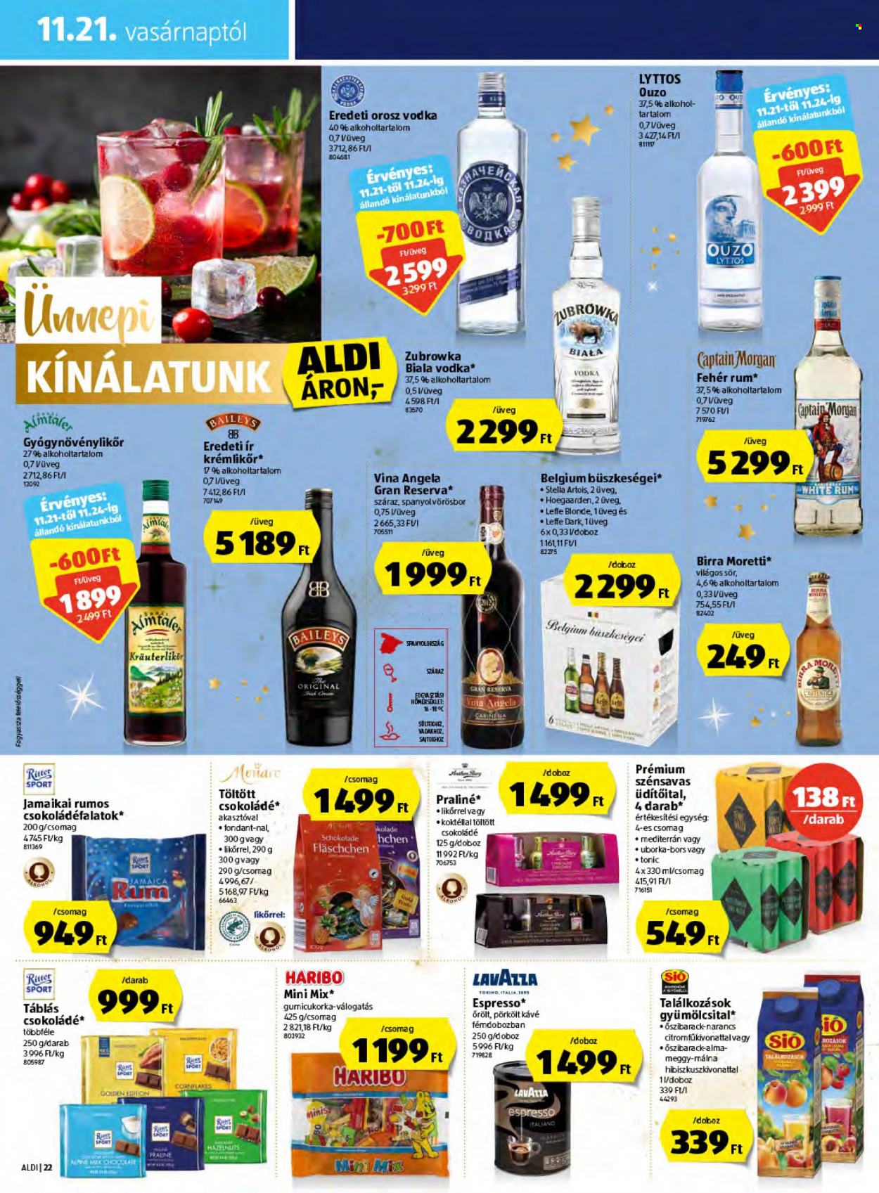 Aldi akciós újságok - 2021.11.18 - 2021.11.24. Oldal 22