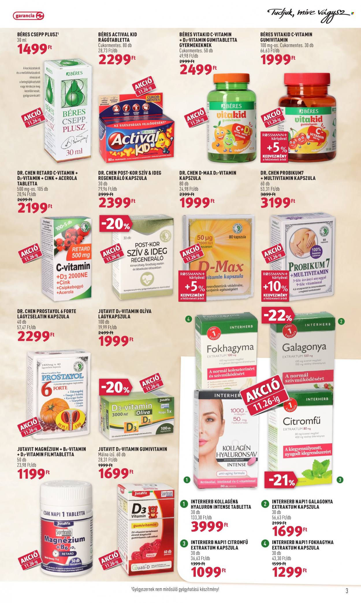 Rossmann akciós újságok - 2021.11.15 - 2021.11.19. Oldal 3
