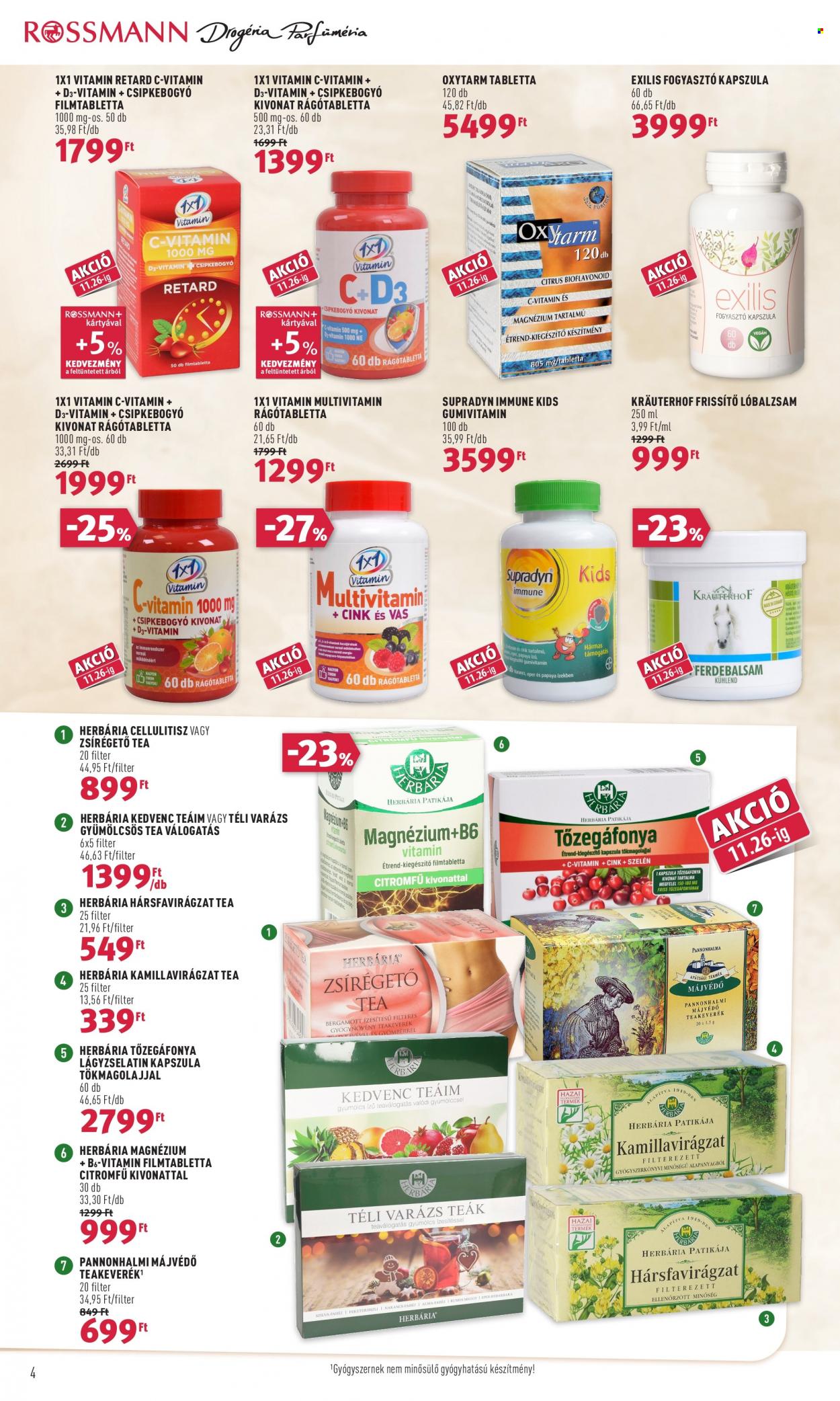 Rossmann akciós újságok - 2021.11.15 - 2021.11.19. Oldal 4