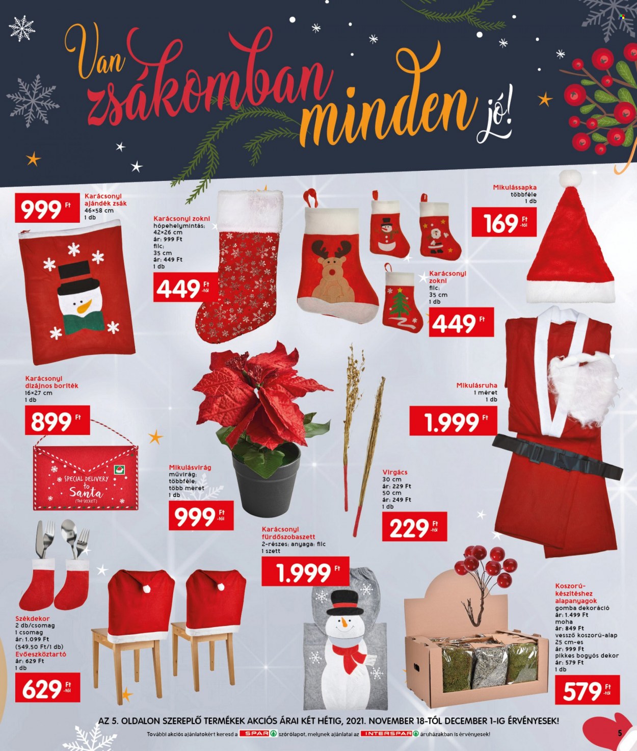 INTERSPAR akciós újságok - 2021.11.18 - 2021.11.24. Oldal 5