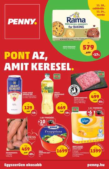 Újság Penny Market - 2021.11.18 - 2021.11.24.
