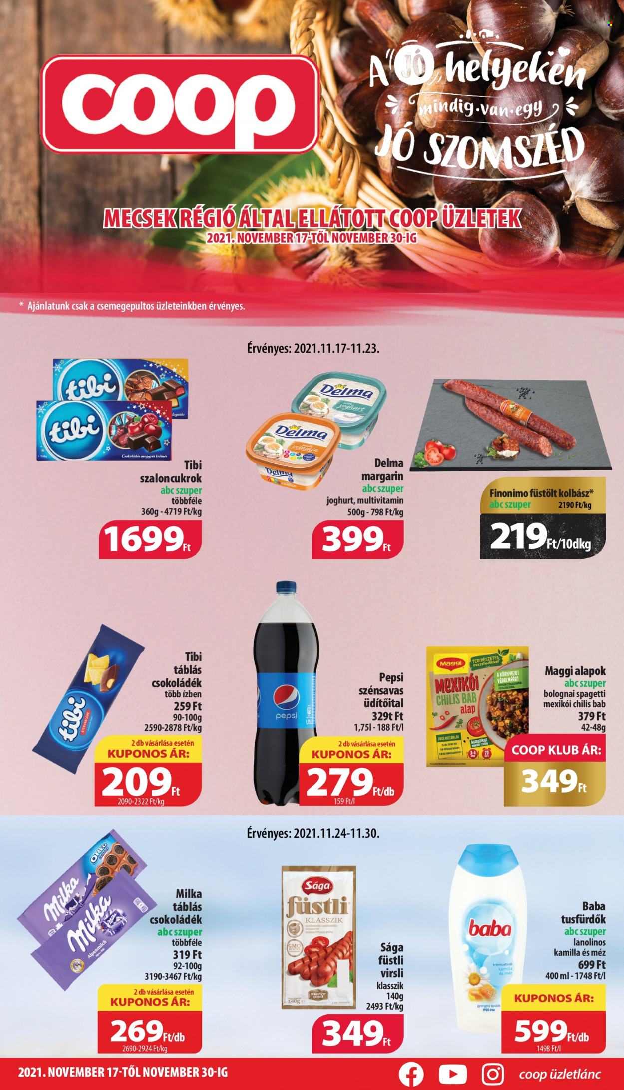 Coop akciós újságok - 2021.11.17 - 2021.11.30. Oldal 1