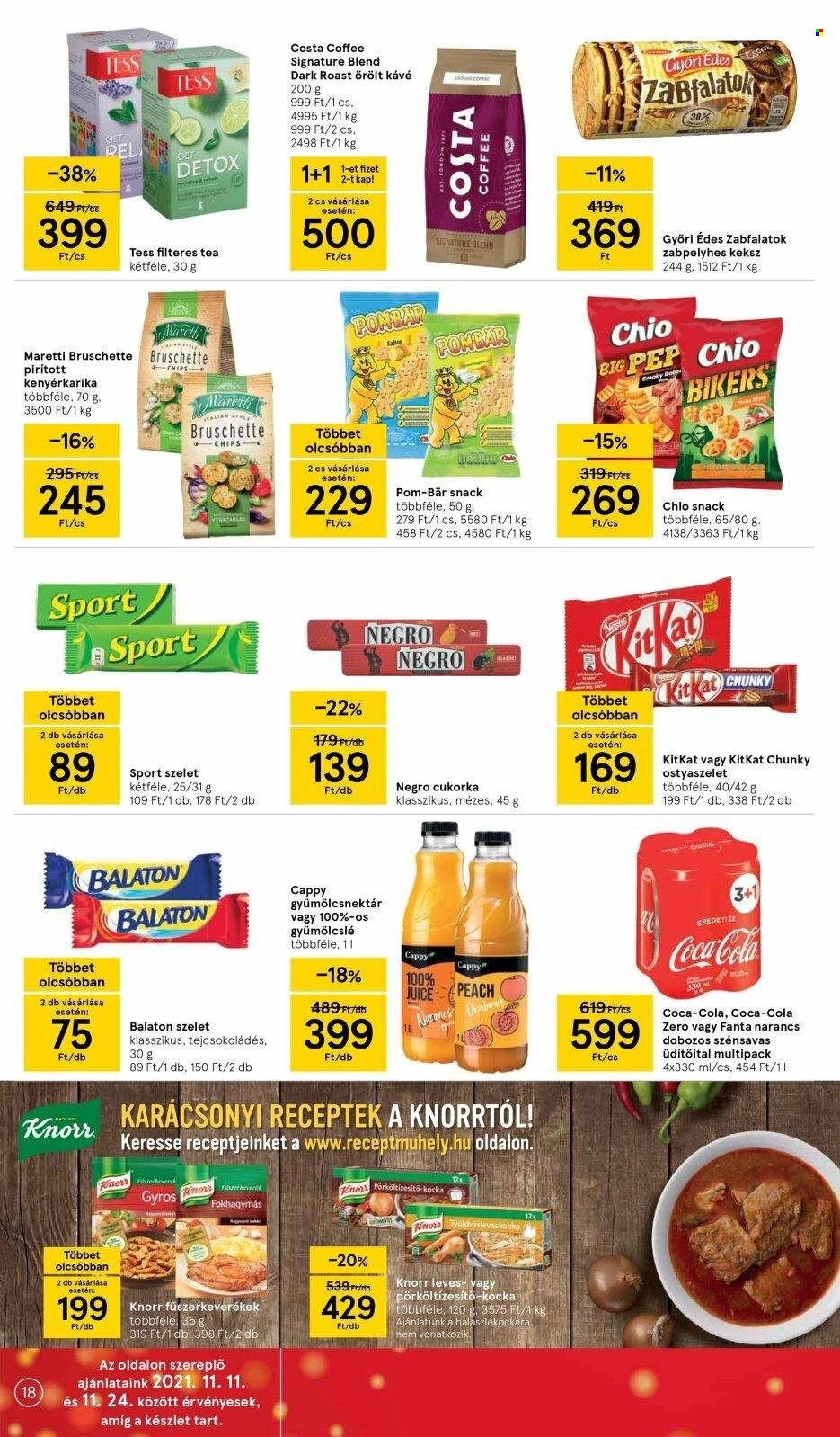 TESCO akciós újságok - 2021.11.18 - 2021.11.24. Oldal 18