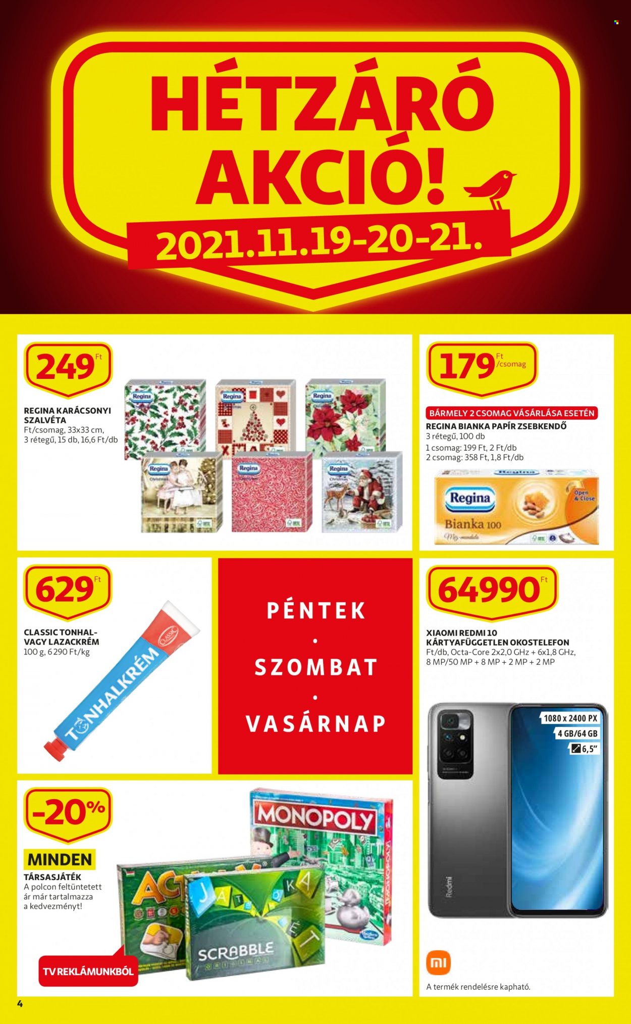 Auchan akciós újságok - 2021.11.18 - 2021.11.24. Oldal 4