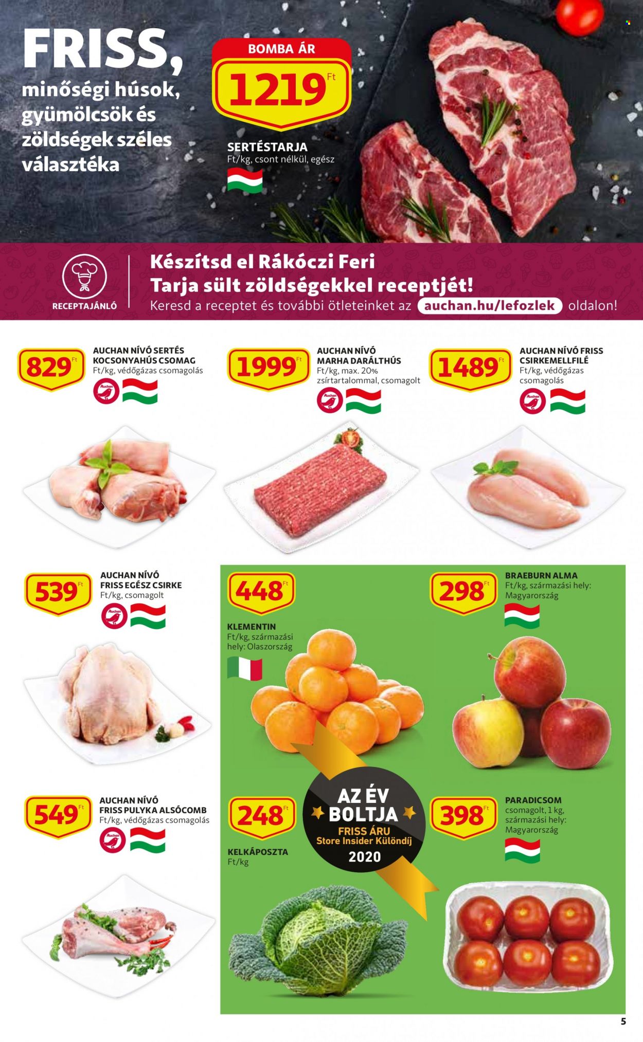 Auchan akciós újságok - 2021.11.18 - 2021.11.24. Oldal 5