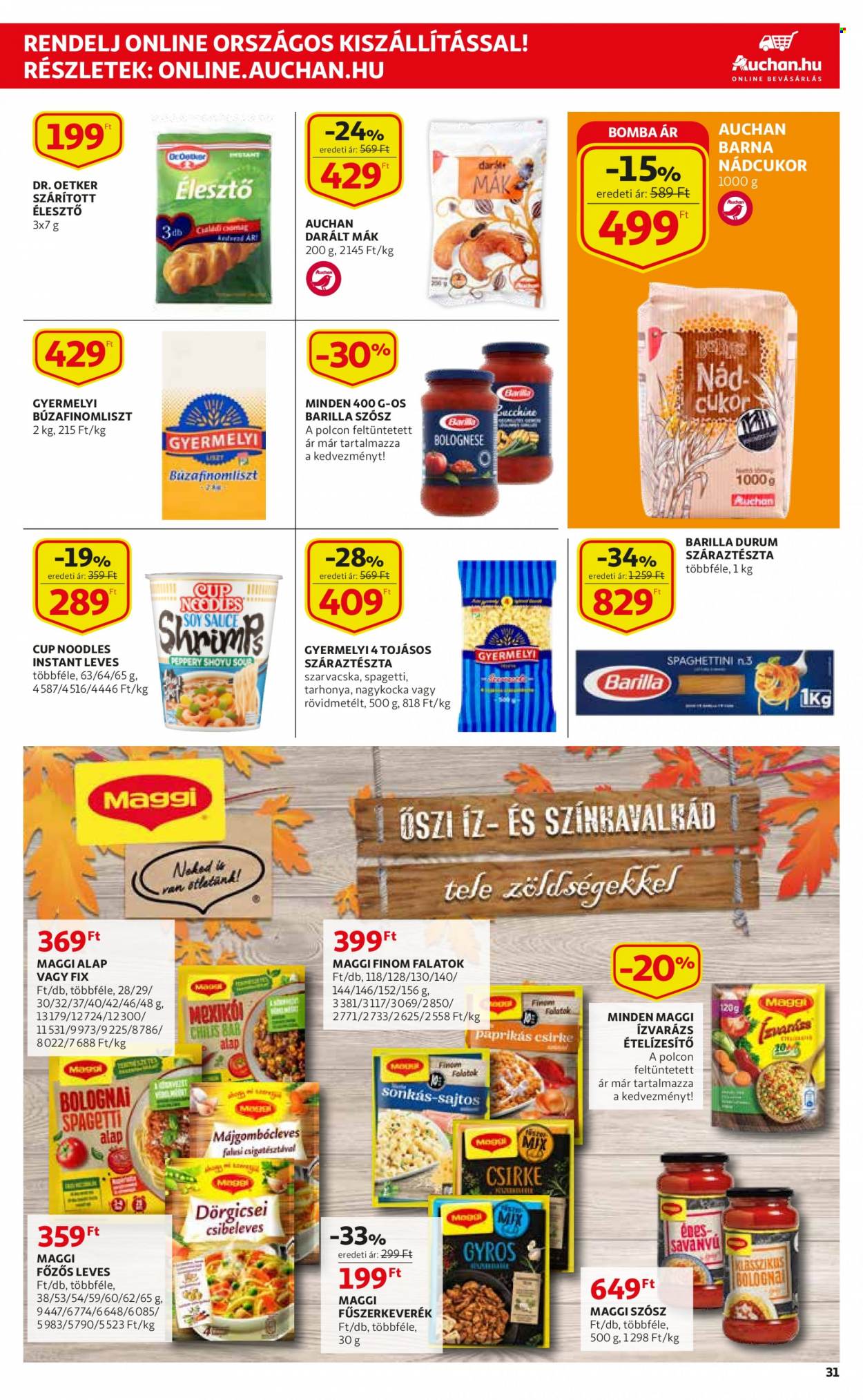 Auchan akciós újságok - 2021.11.18 - 2021.11.24. Oldal 31