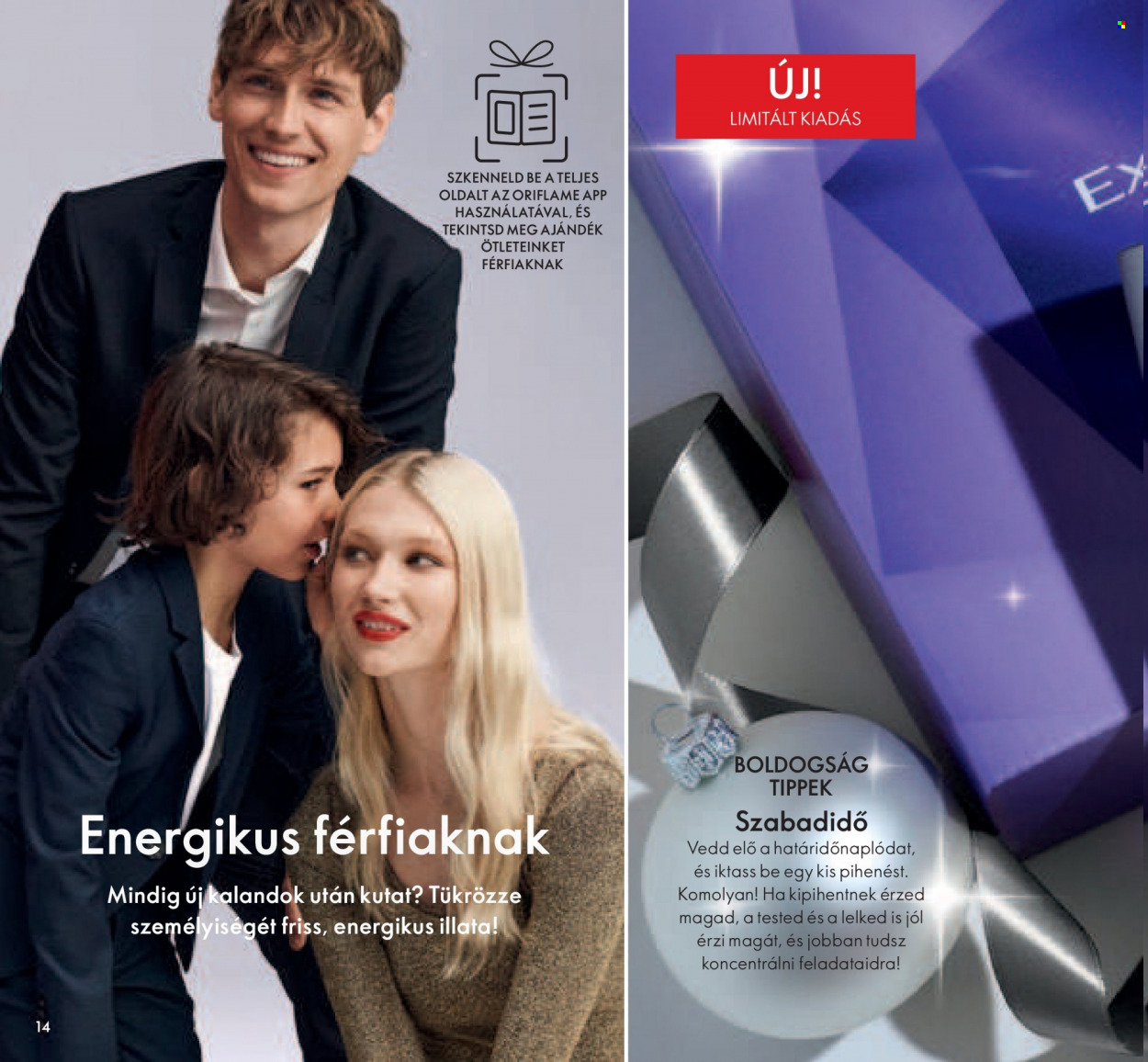 Oriflame akciós újságok - 2021.11.16 - 2021.12.07. Oldal 14