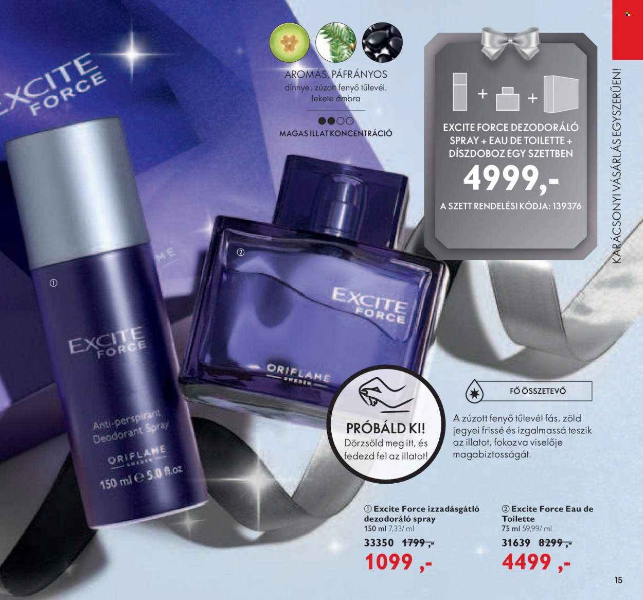 Oriflame akciós újságok - 2021.11.16 - 2021.12.07. Oldal 15