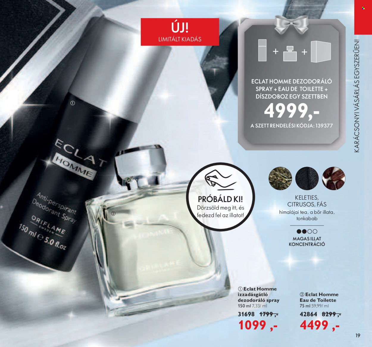 Oriflame akciós újságok - 2021.11.16 - 2021.12.07. Oldal 19