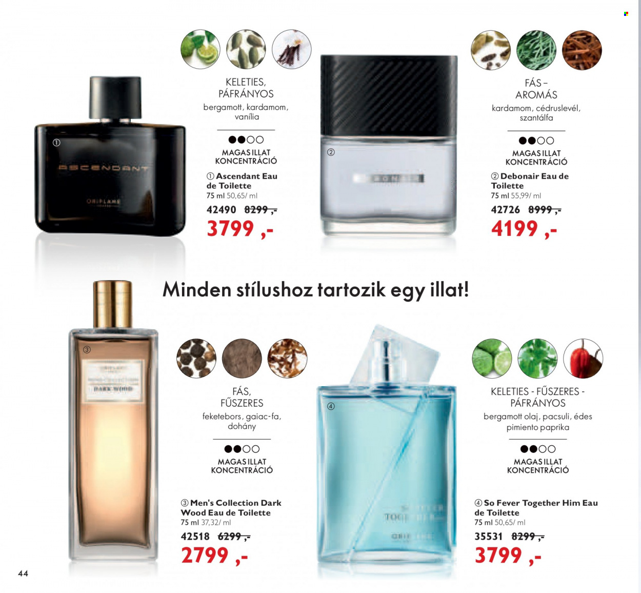 Oriflame akciós újságok - 2021.11.16 - 2021.12.07. Oldal 44