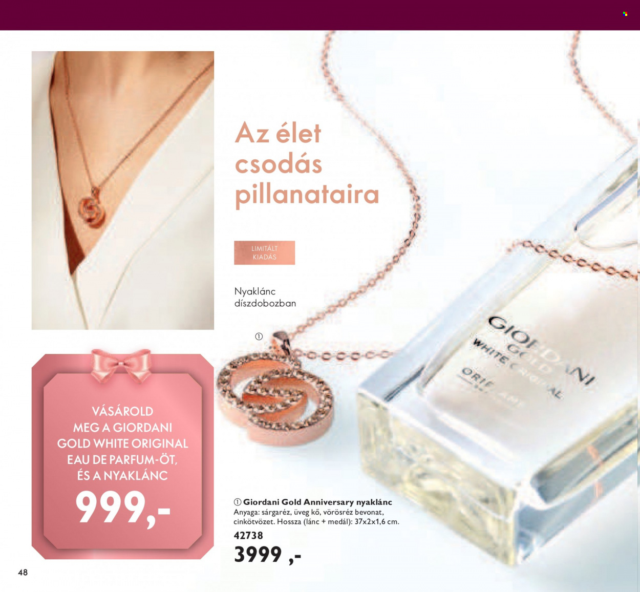 Oriflame akciós újságok - 2021.11.16 - 2021.12.07. Oldal 48