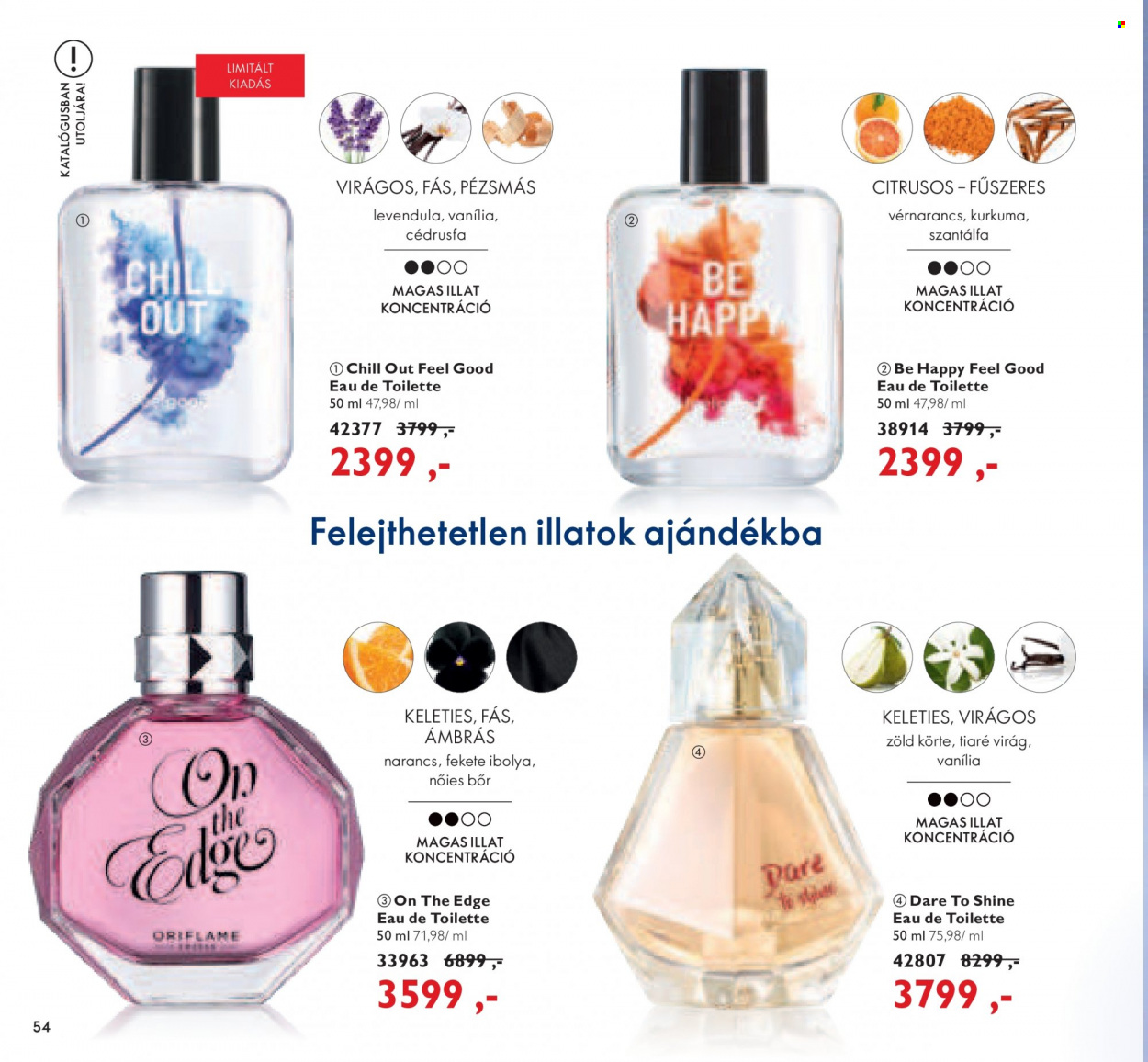 Oriflame akciós újságok - 2021.11.16 - 2021.12.07. Oldal 54