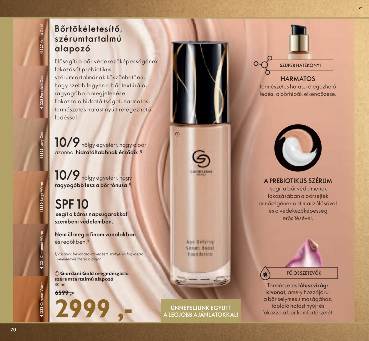Oriflame akciós újságok - 2021.11.16 - 2021.12.07. Oldal 70