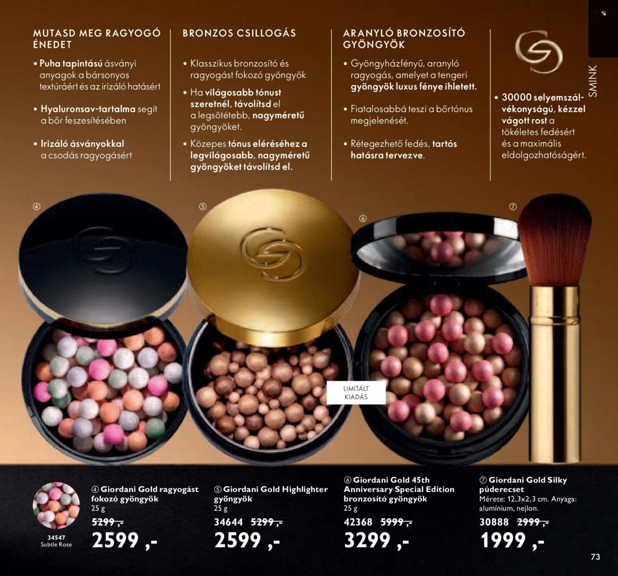 Oriflame akciós újságok - 2021.11.16 - 2021.12.07. Oldal 73
