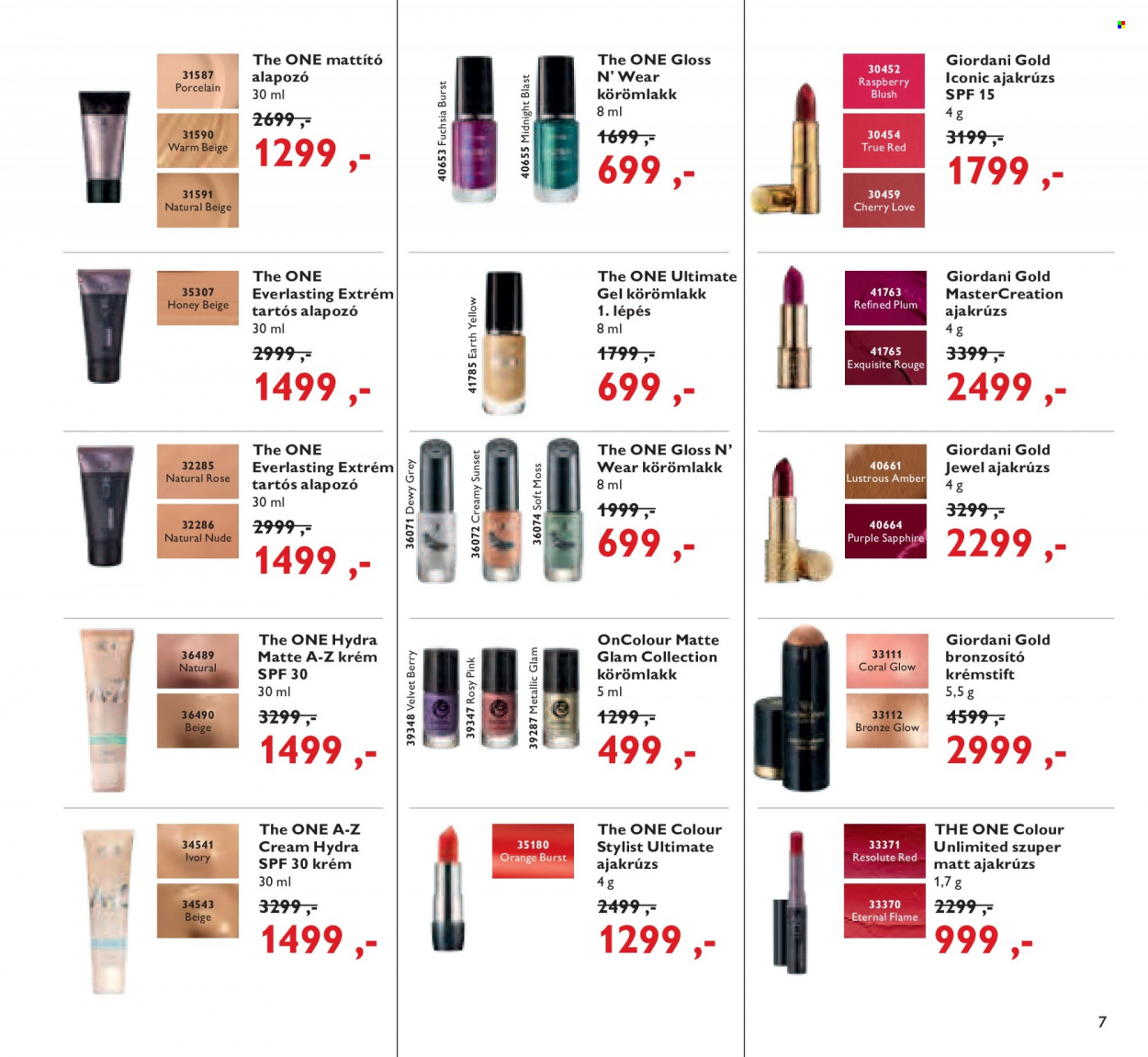 Oriflame akciós újságok - 2021.11.16 - 2021.12.06. Oldal 7