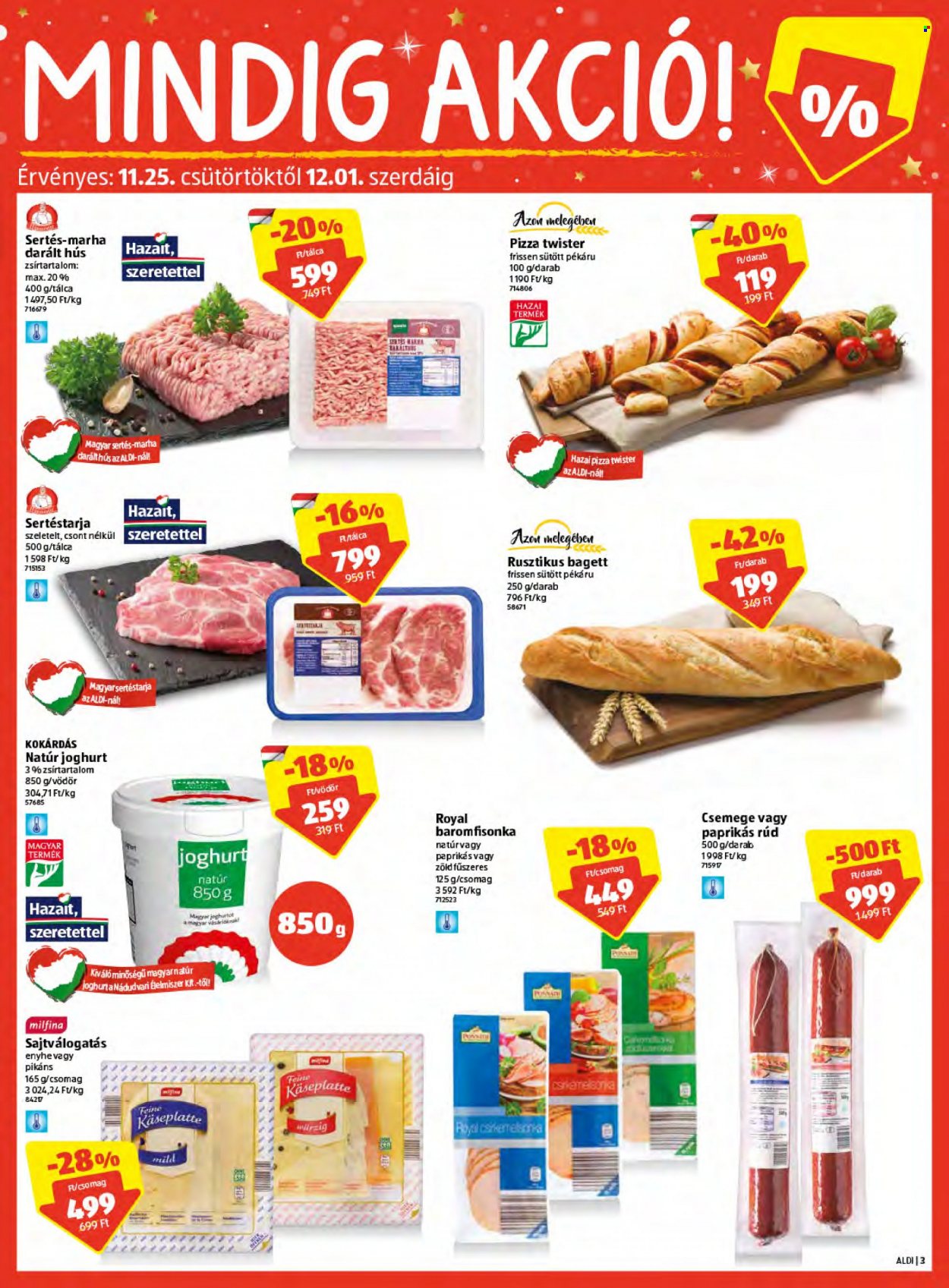Aldi akciós újságok - 2021.11.25 - 2021.12.01. Oldal 3