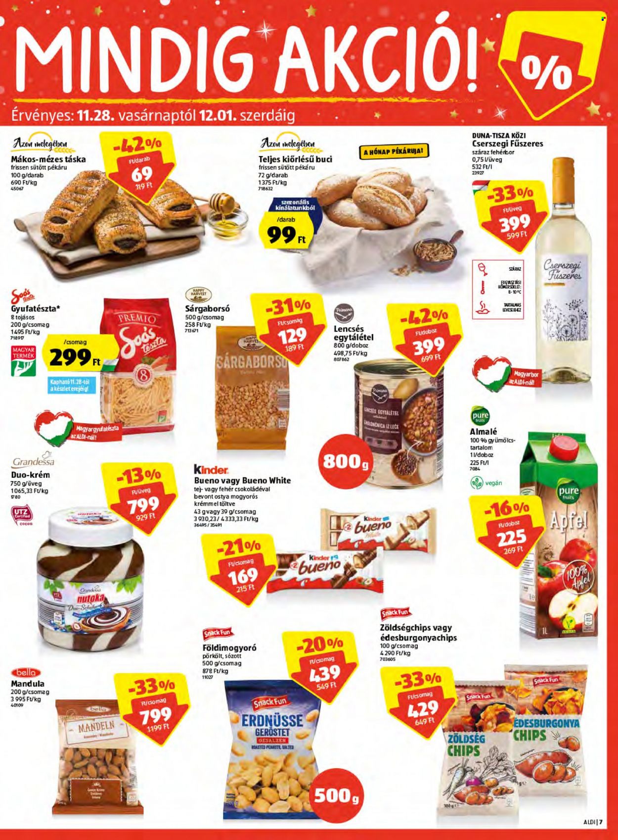 Aldi akciós újságok - 2021.11.25 - 2021.12.01. Oldal 7