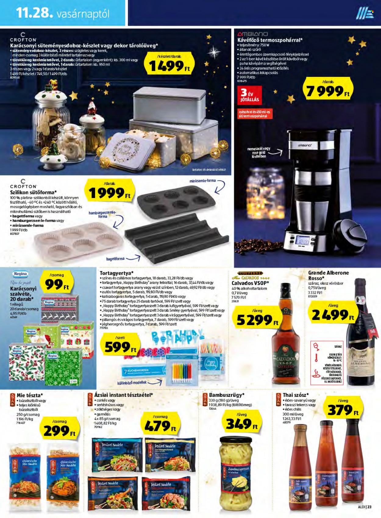 Aldi akciós újságok - 2021.11.25 - 2021.12.01. Oldal 23