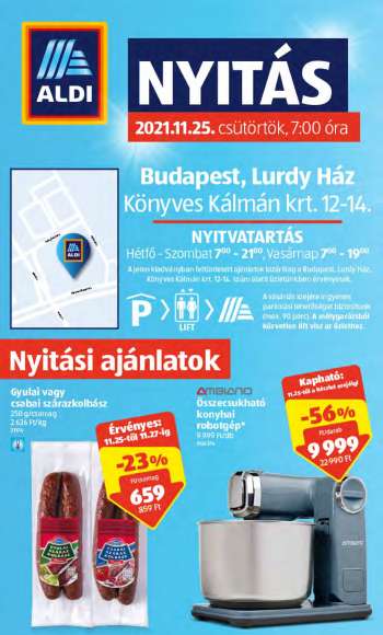 Újság Aldi - 2021.11.25 - 2021.12.01.