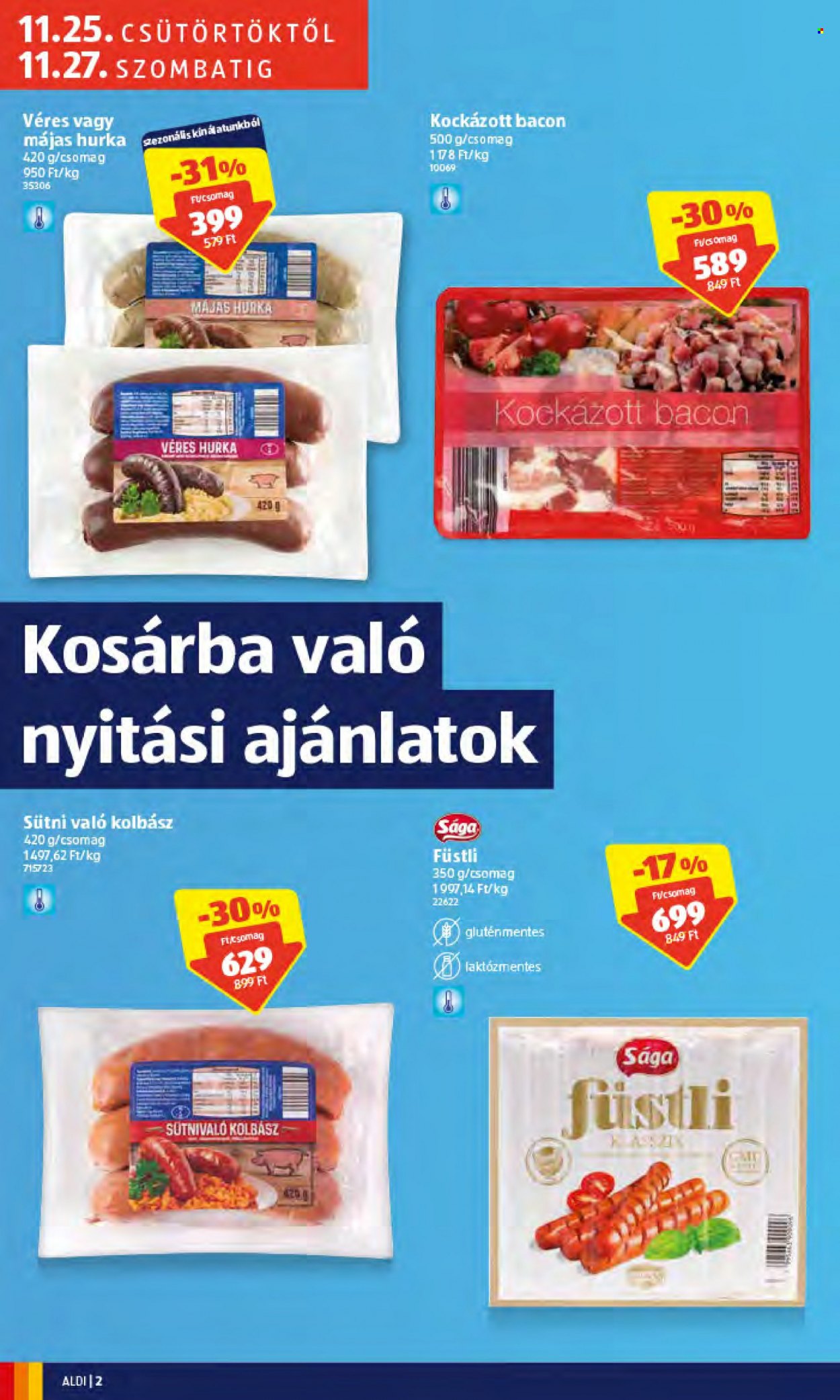 Aldi akciós újságok - 2021.11.25 - 2021.11.27. Oldal 2