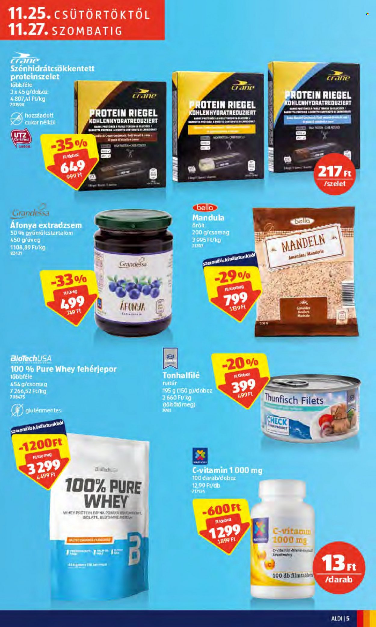Aldi akciós újságok - 2021.11.25 - 2021.11.27. Oldal 5