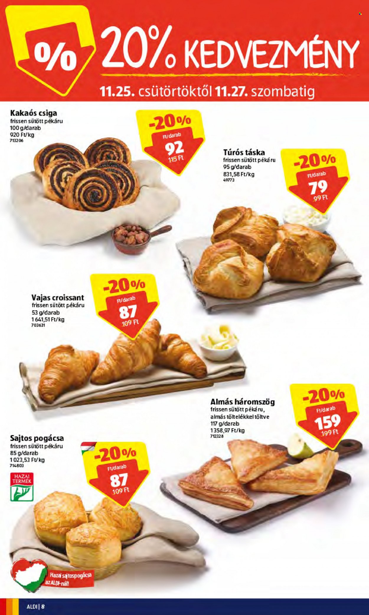 Aldi akciós újságok - 2021.11.25 - 2021.11.27. Oldal 8
