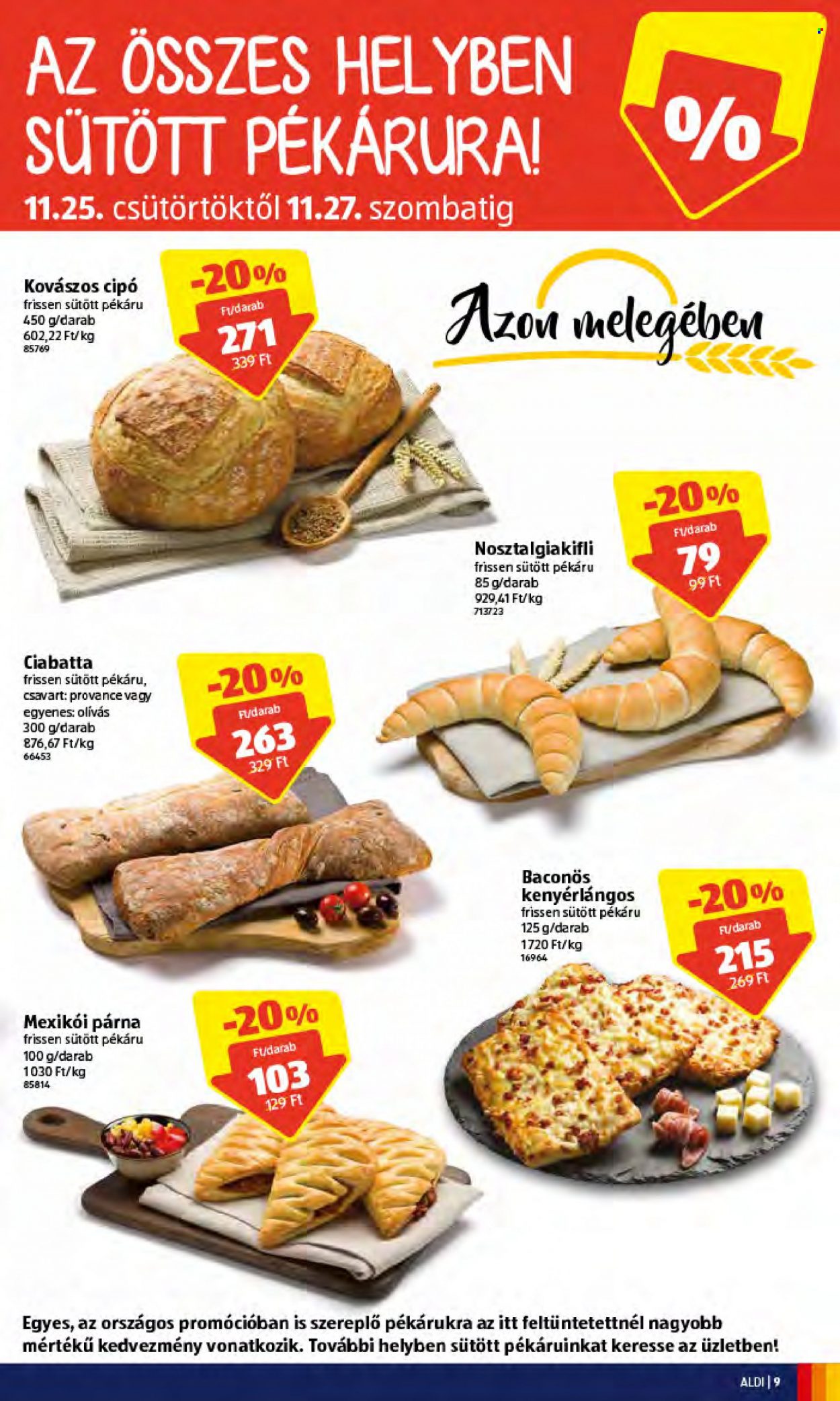 Aldi akciós újságok - 2021.11.25 - 2021.11.27. Oldal 9