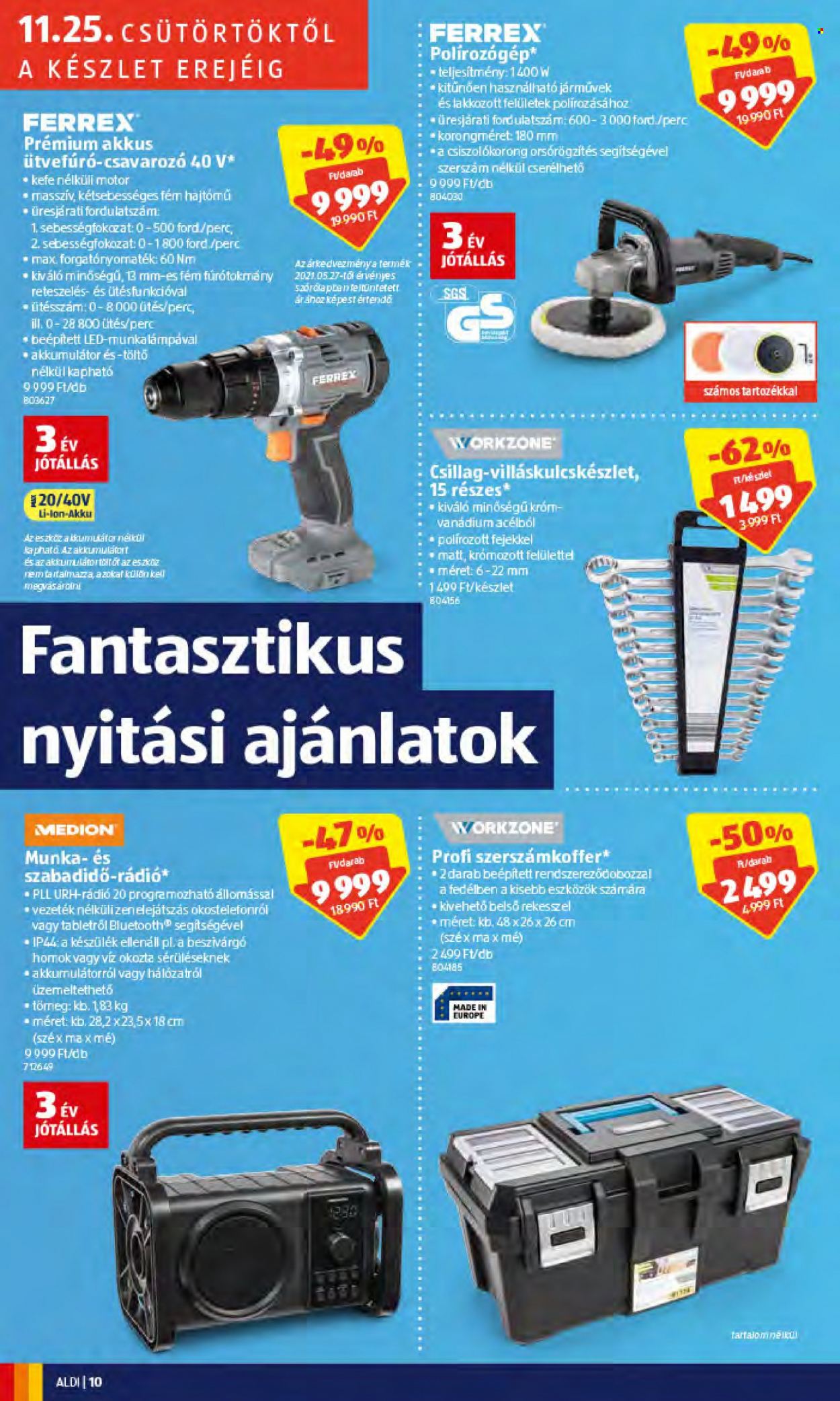 Aldi akciós újságok - 2021.11.25 - 2021.11.27. Oldal 10