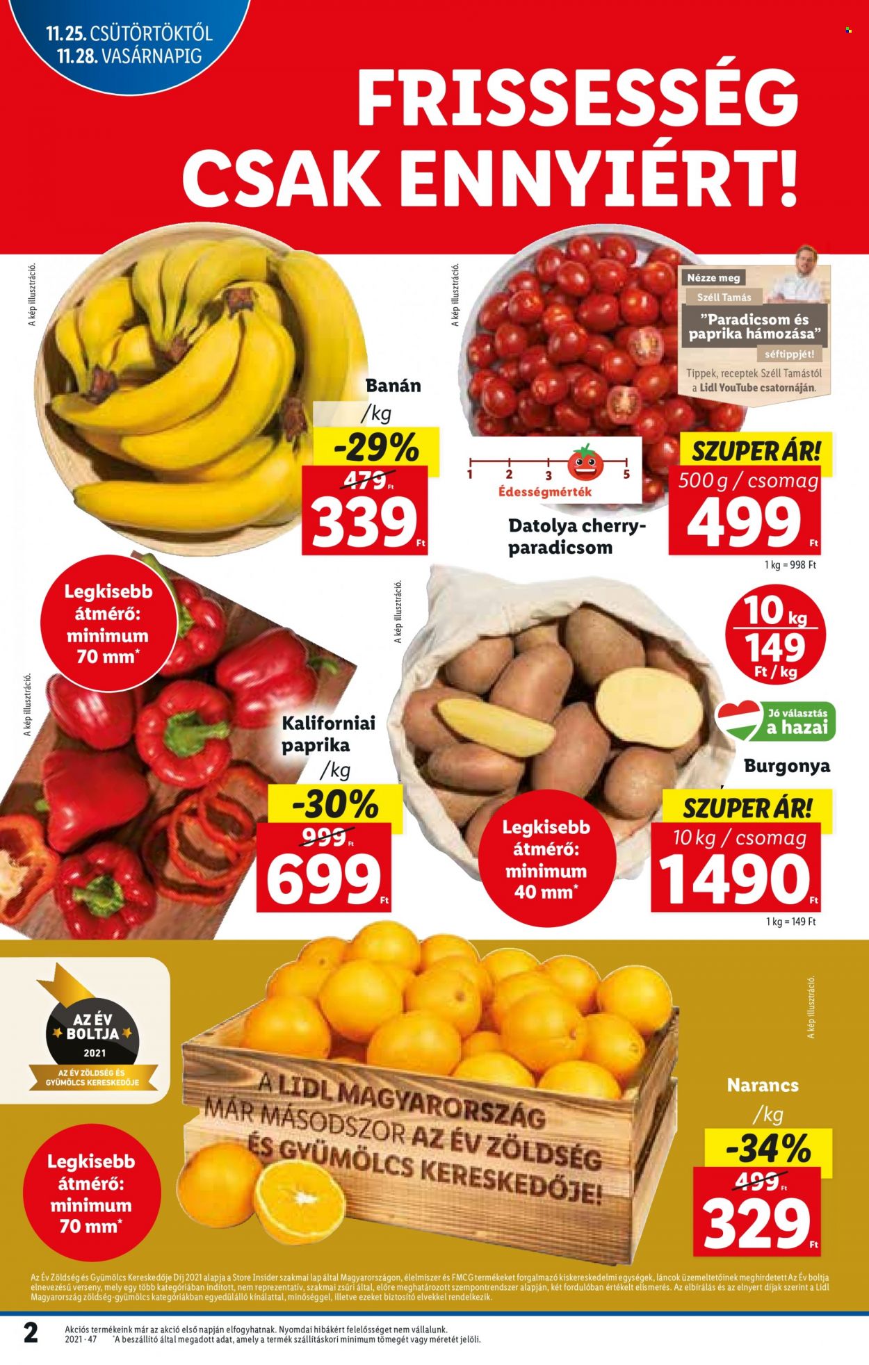 Lidl akciós újságok - 2021.11.25 - 2021.12.01. Oldal 2