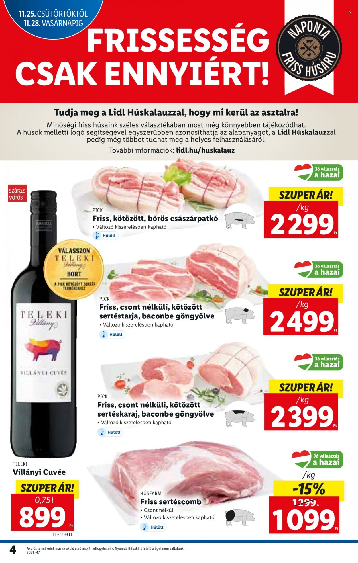 Lidl akciós újságok - 2021.11.25 - 2021.12.01. Oldal 4