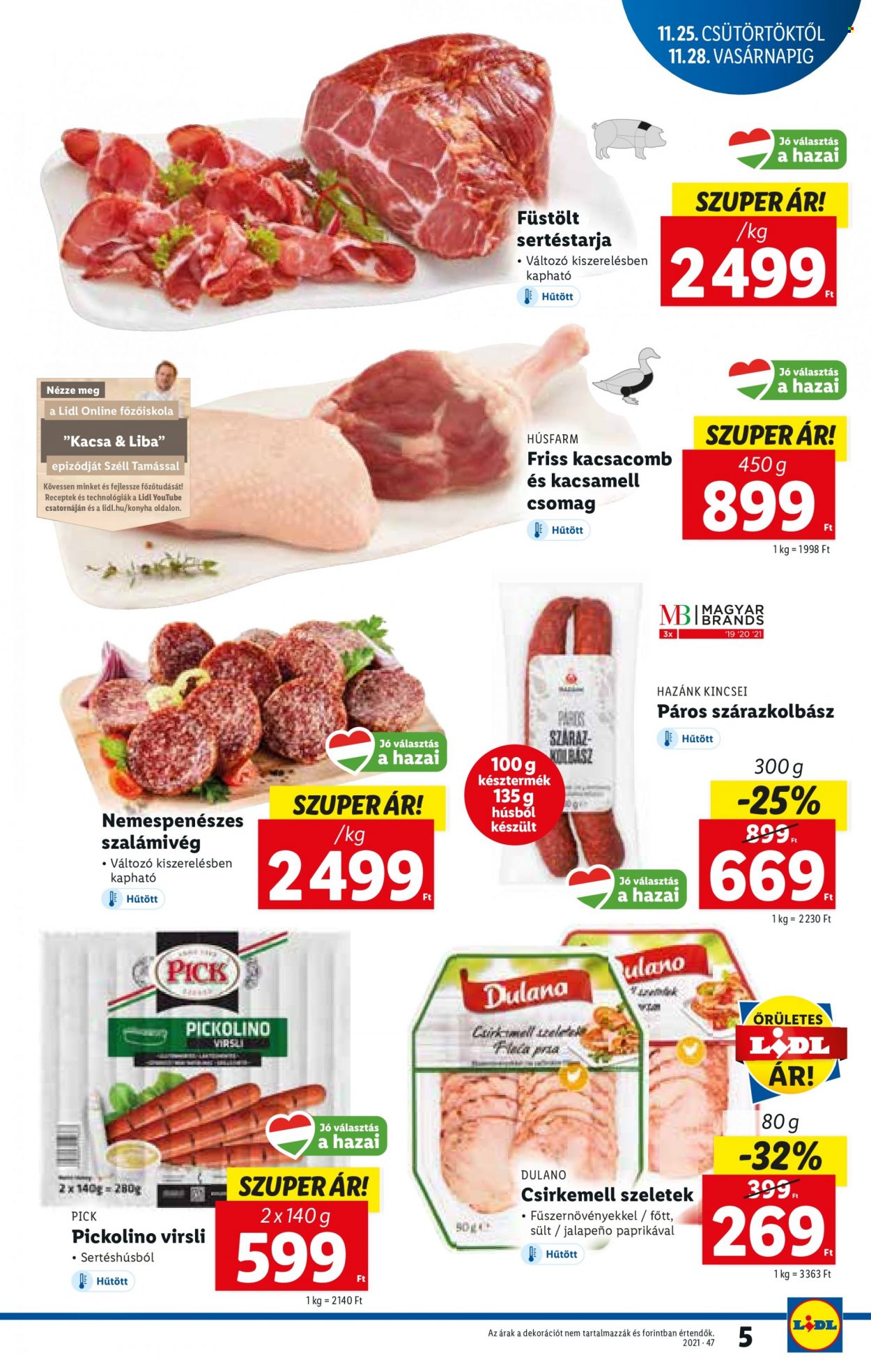 Lidl akciós újságok - 2021.11.25 - 2021.12.01. Oldal 5