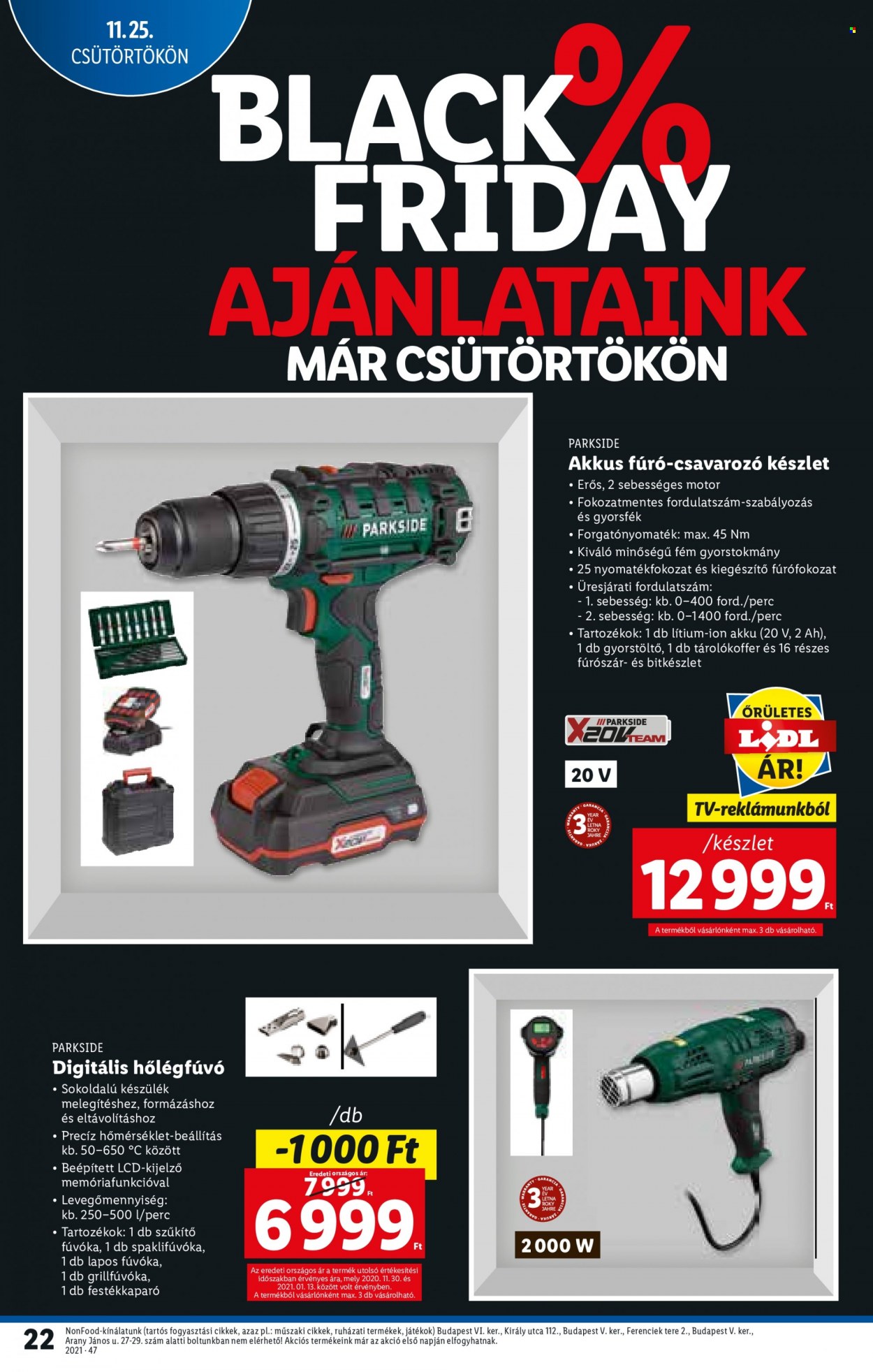 Lidl akciós újságok - 2021.11.25 - 2021.12.01. Oldal 22