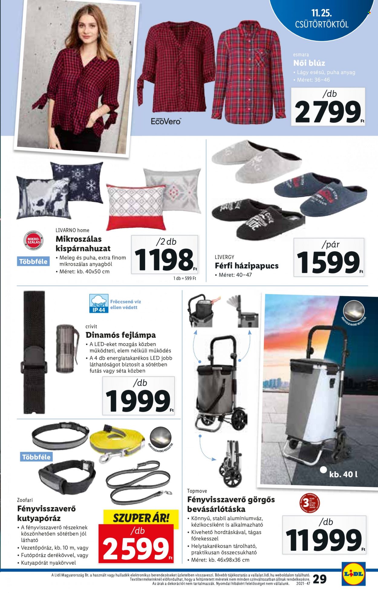 Lidl akciós újságok - 2021.11.25 - 2021.12.01. Oldal 29