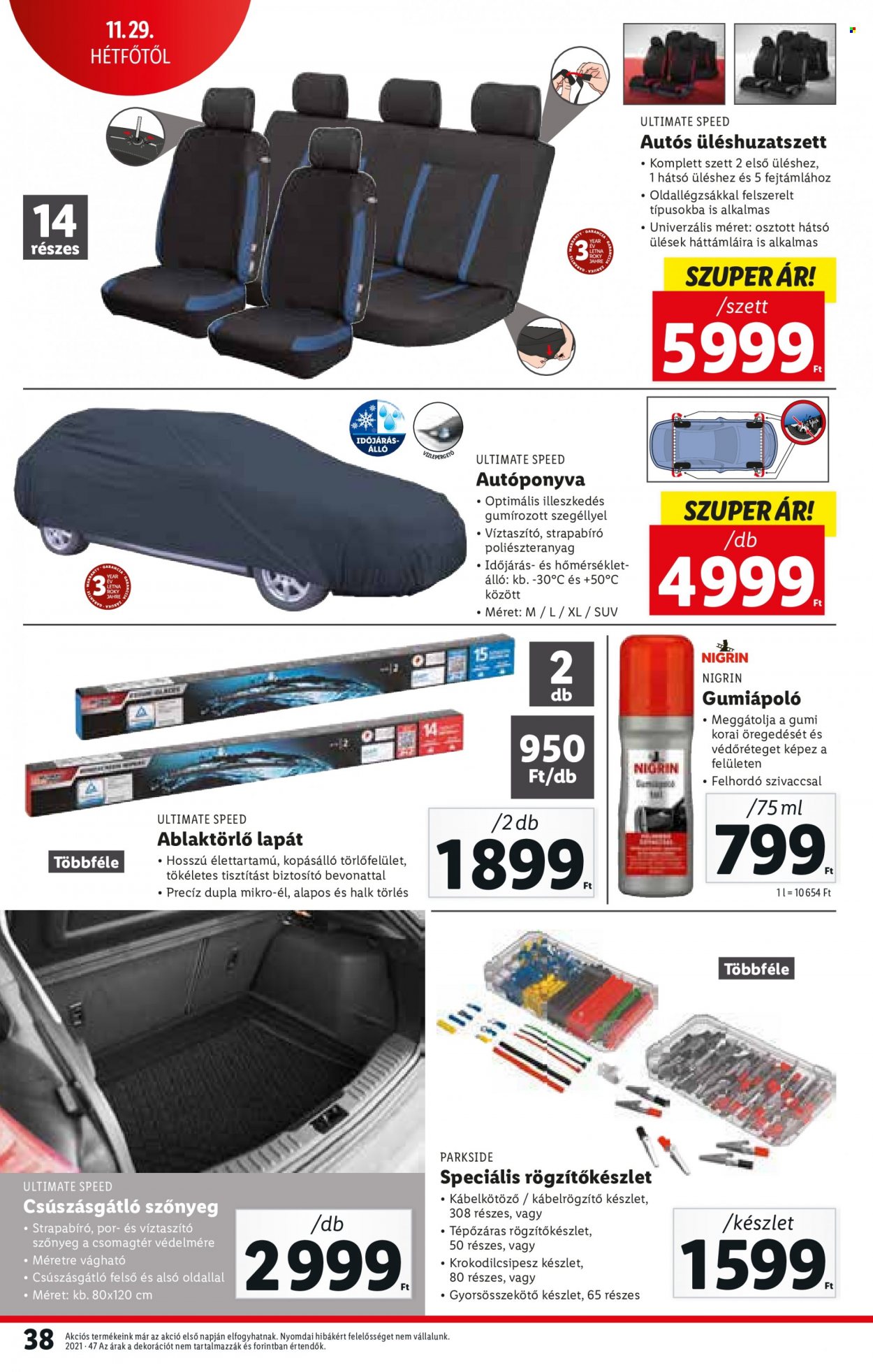 Lidl akciós újságok - 2021.11.25 - 2021.12.01. Oldal 38