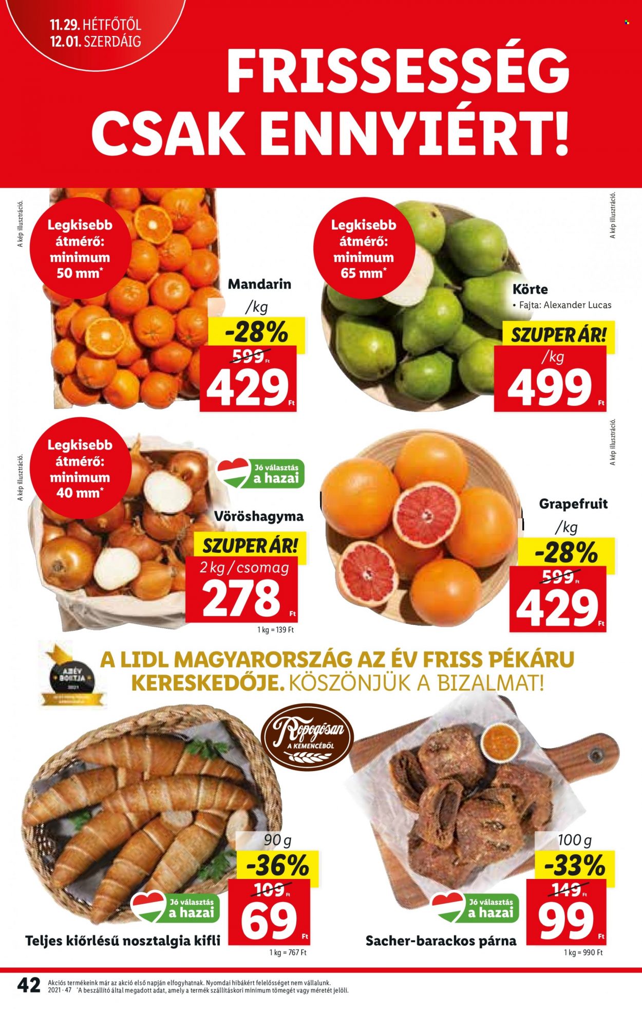 Lidl akciós újságok - 2021.11.25 - 2021.12.01. Oldal 42