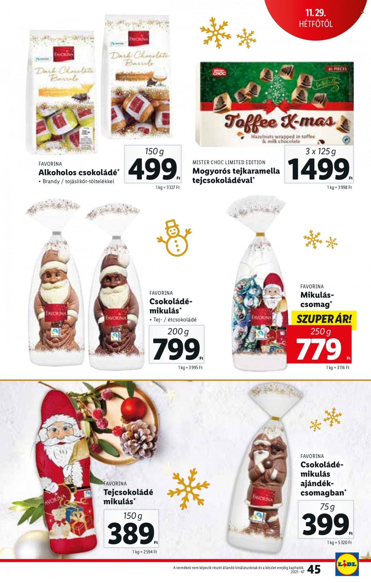 Lidl akciós újságok - 2021.11.25 - 2021.12.01. Oldal 45