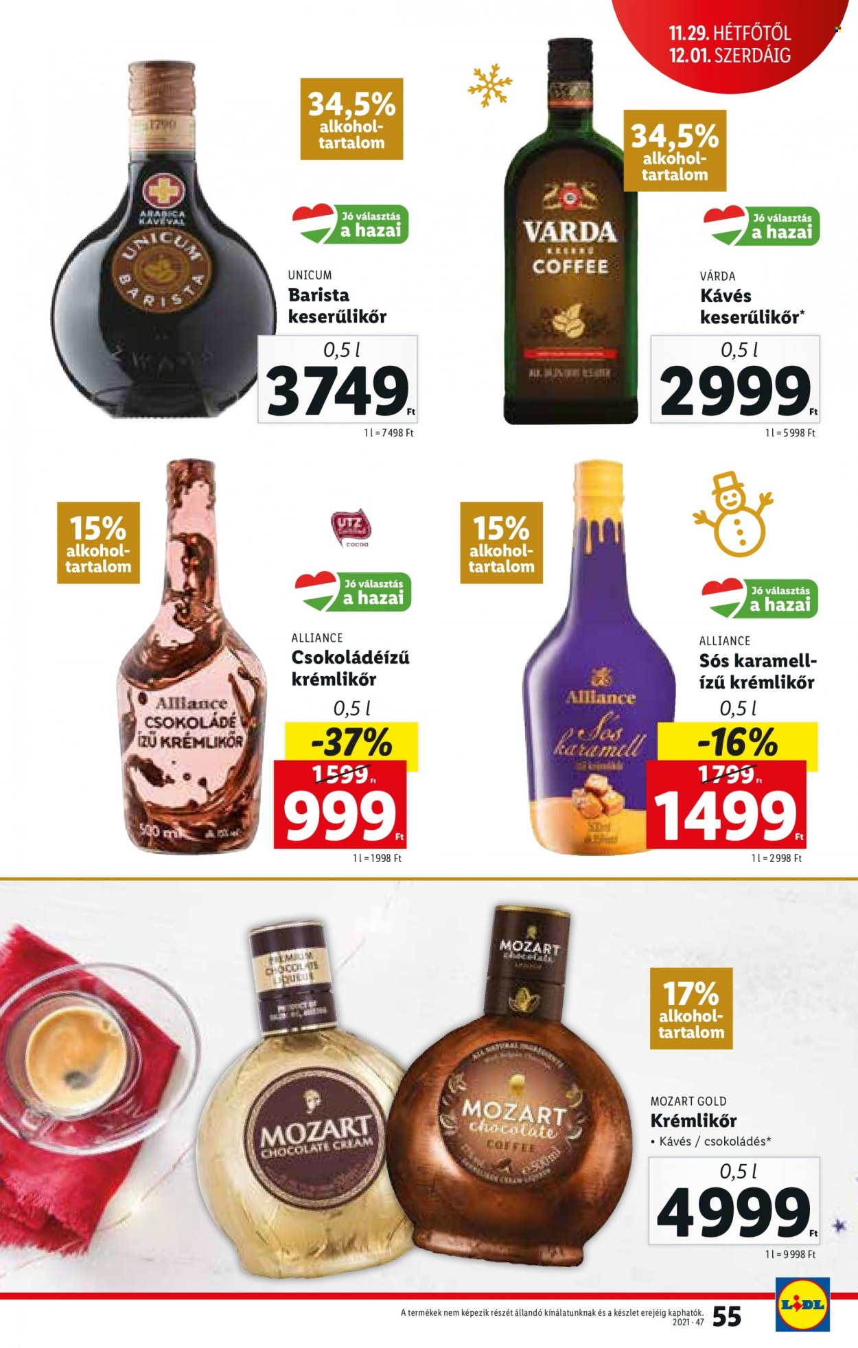 Lidl akciós újságok - 2021.11.25 - 2021.12.01. Oldal 55