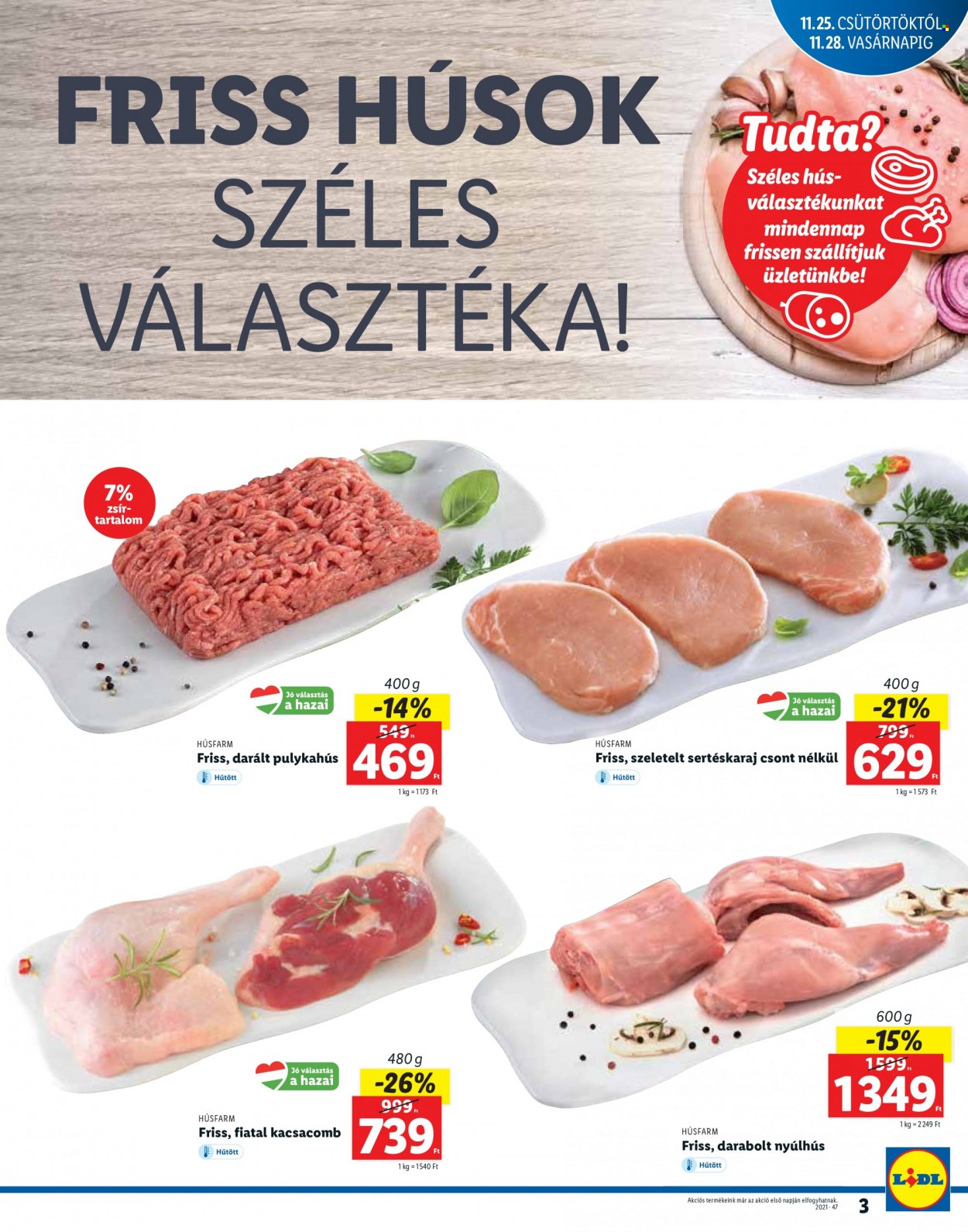 Lidl akciós újságok - 2021.11.25 - 2021.11.28. Oldal 3