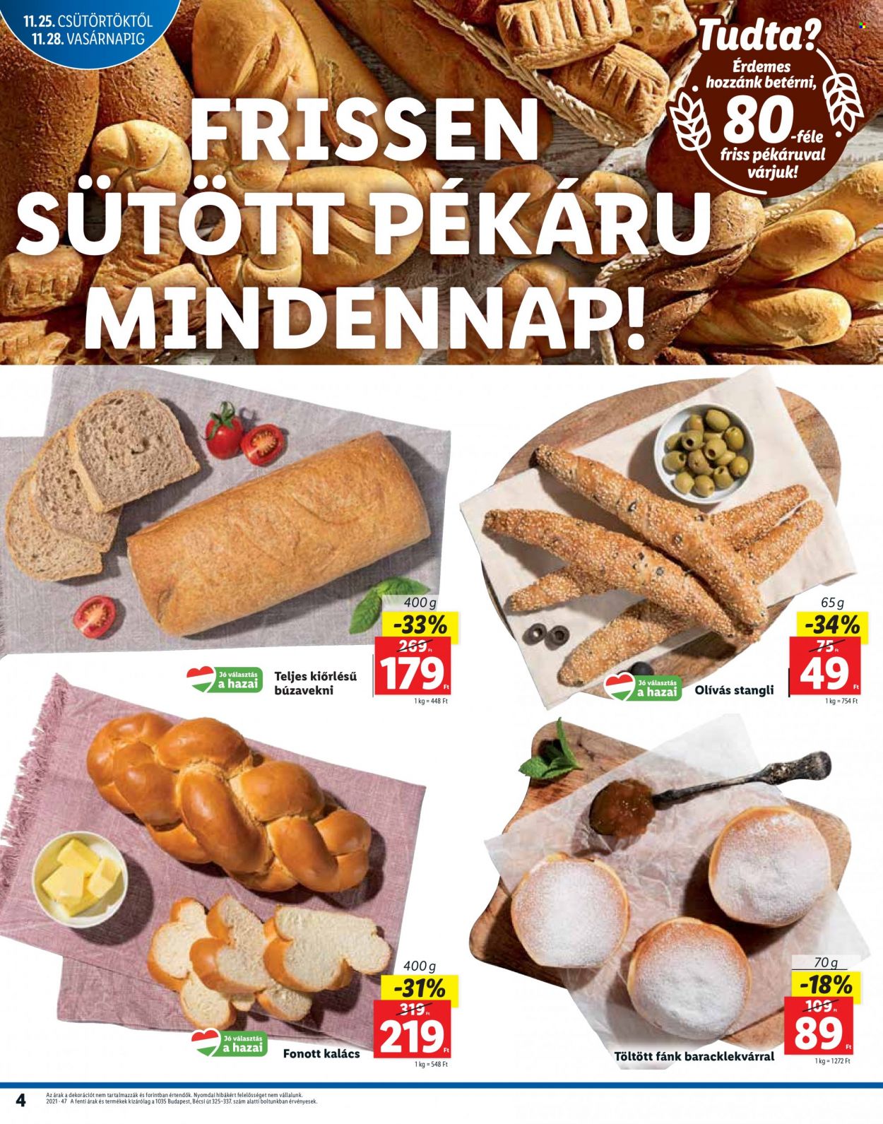 Lidl akciós újságok - 2021.11.25 - 2021.11.28. Oldal 4