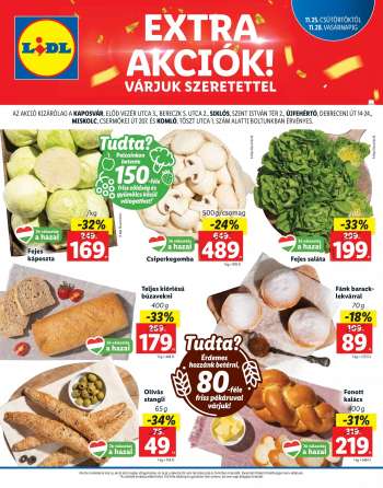 Újság Lidl - 2021.11.25 - 2021.11.28.