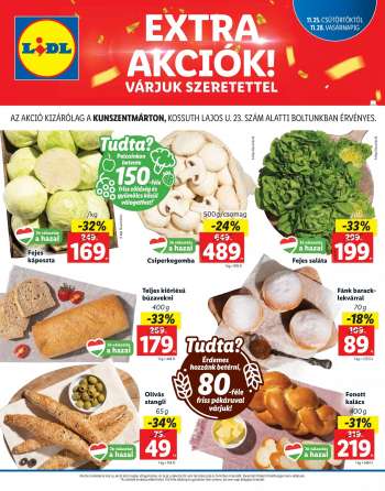 Újság Lidl - 2021.11.25 - 2021.11.28.