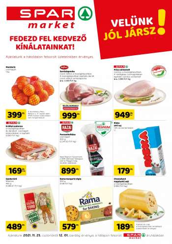 Újság SPAR market - 2021.11.25 - 2021.12.01.
