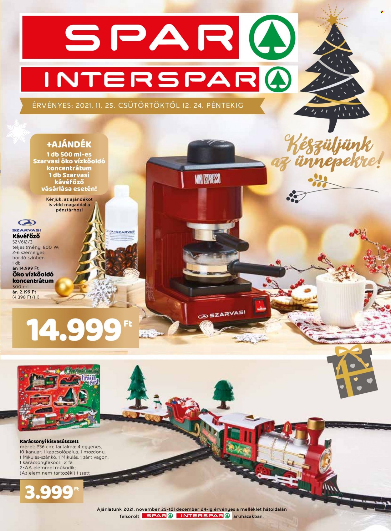 SPAR akciós újságok - 2021.11.25 - 2021.12.24. Oldal 1