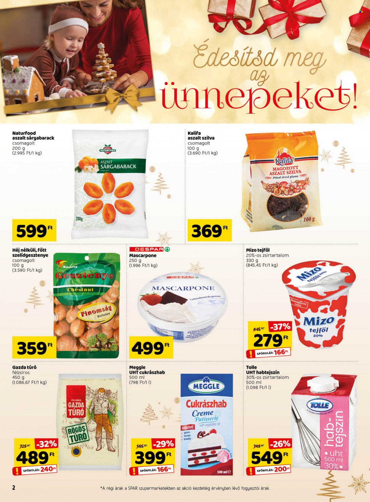 SPAR akciós újságok - 2021.11.25 - 2021.12.01. Oldal 2