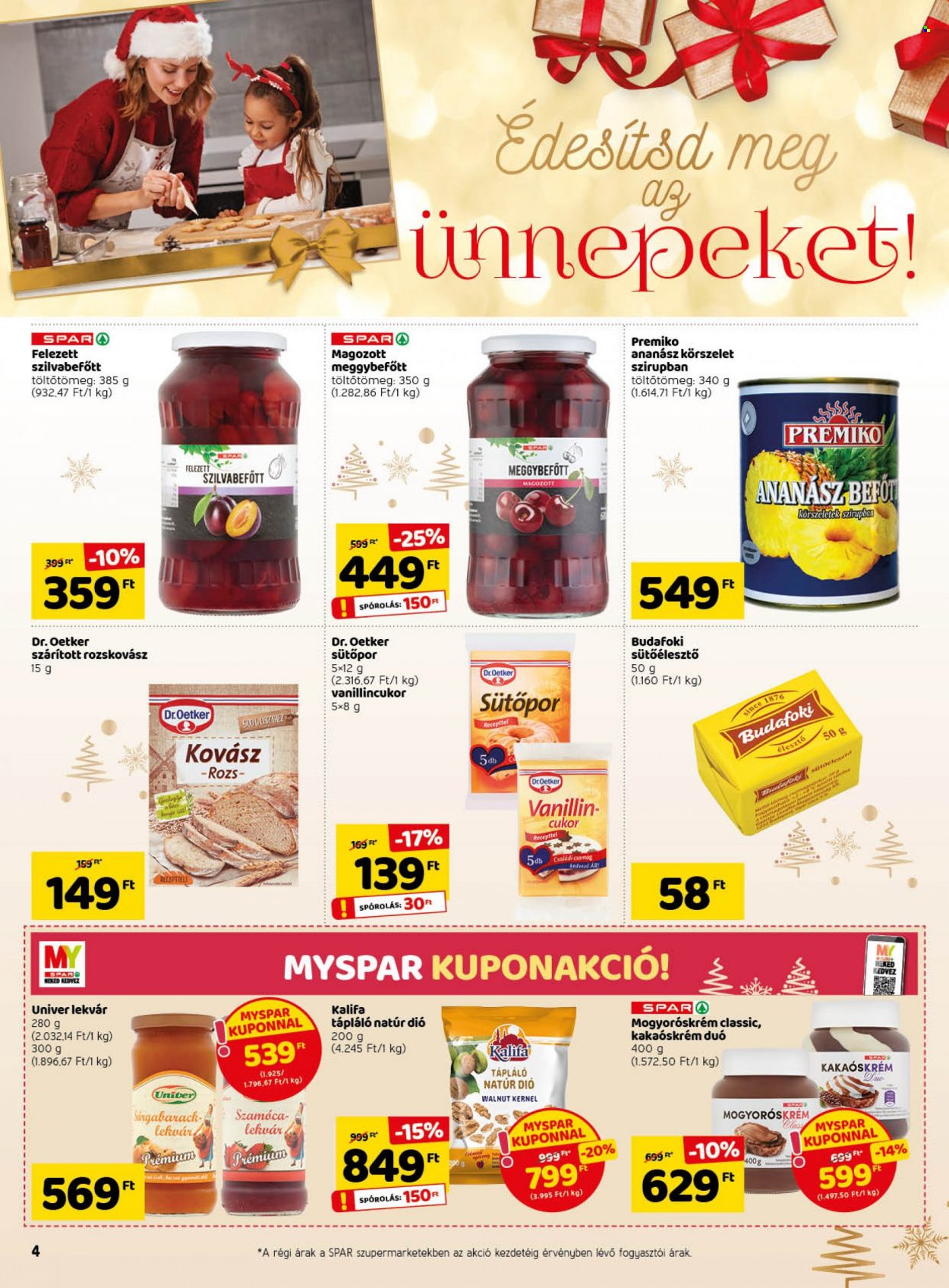 SPAR akciós újságok - 2021.11.25 - 2021.12.01. Oldal 4
