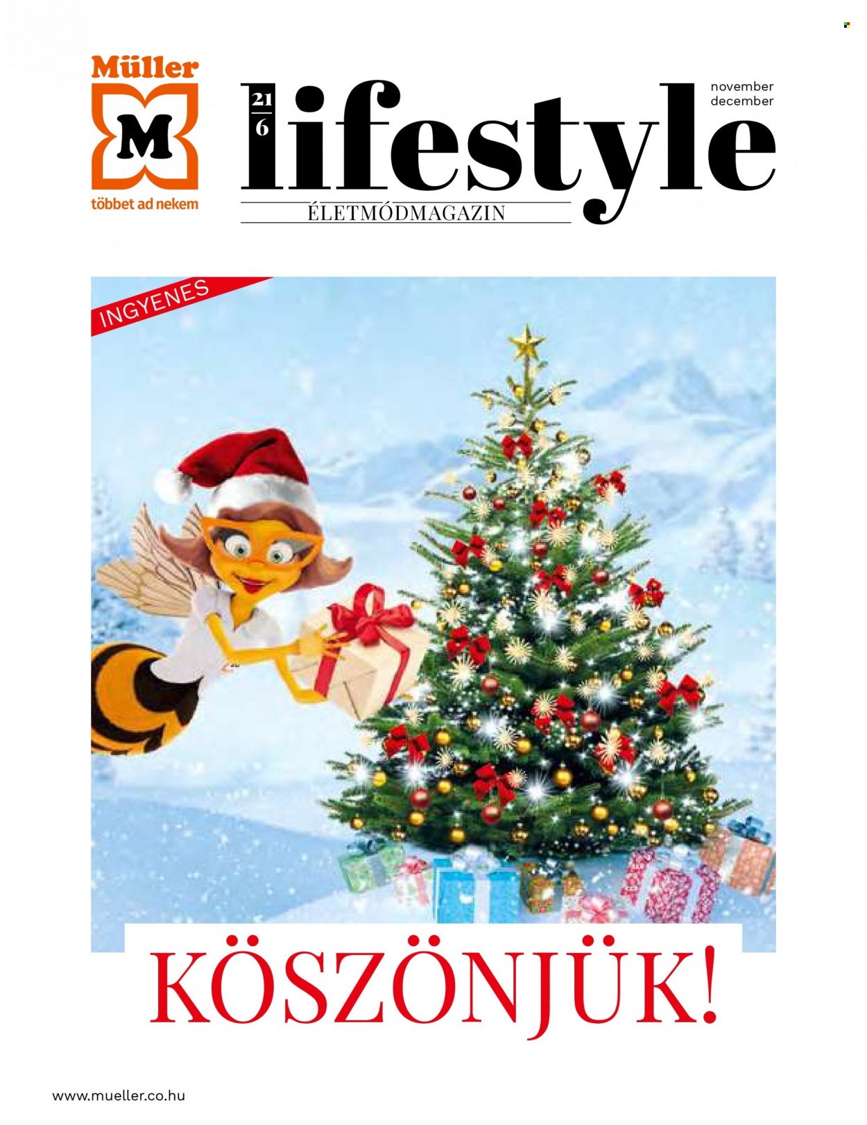 Müller akciós újságok. Oldal 1