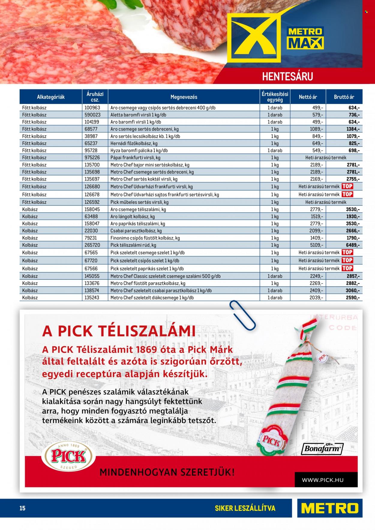 Metro akciós újságok - 2021.11.15 - 2022.02.13. Oldal 15