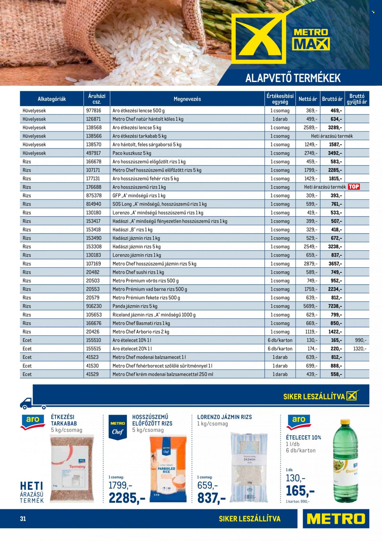 Metro akciós újságok - 2021.11.15 - 2022.02.13. Oldal 31